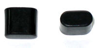 Rounded pushbuttons black